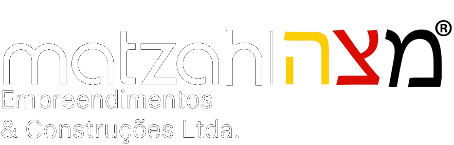 Logotipo claro da Matzah Empreendimentos & Construções